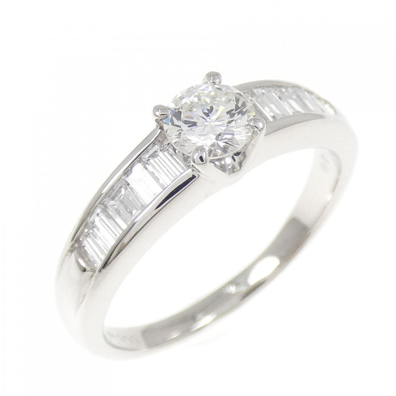 PT900 ダイヤモンド リング 0.406CT G VVS2 VG