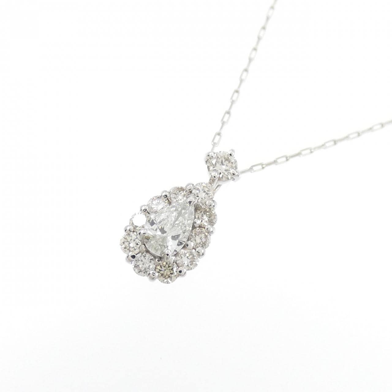 [BRAND NEW] PT900/PT850 Diamond Necklace 0.18CT