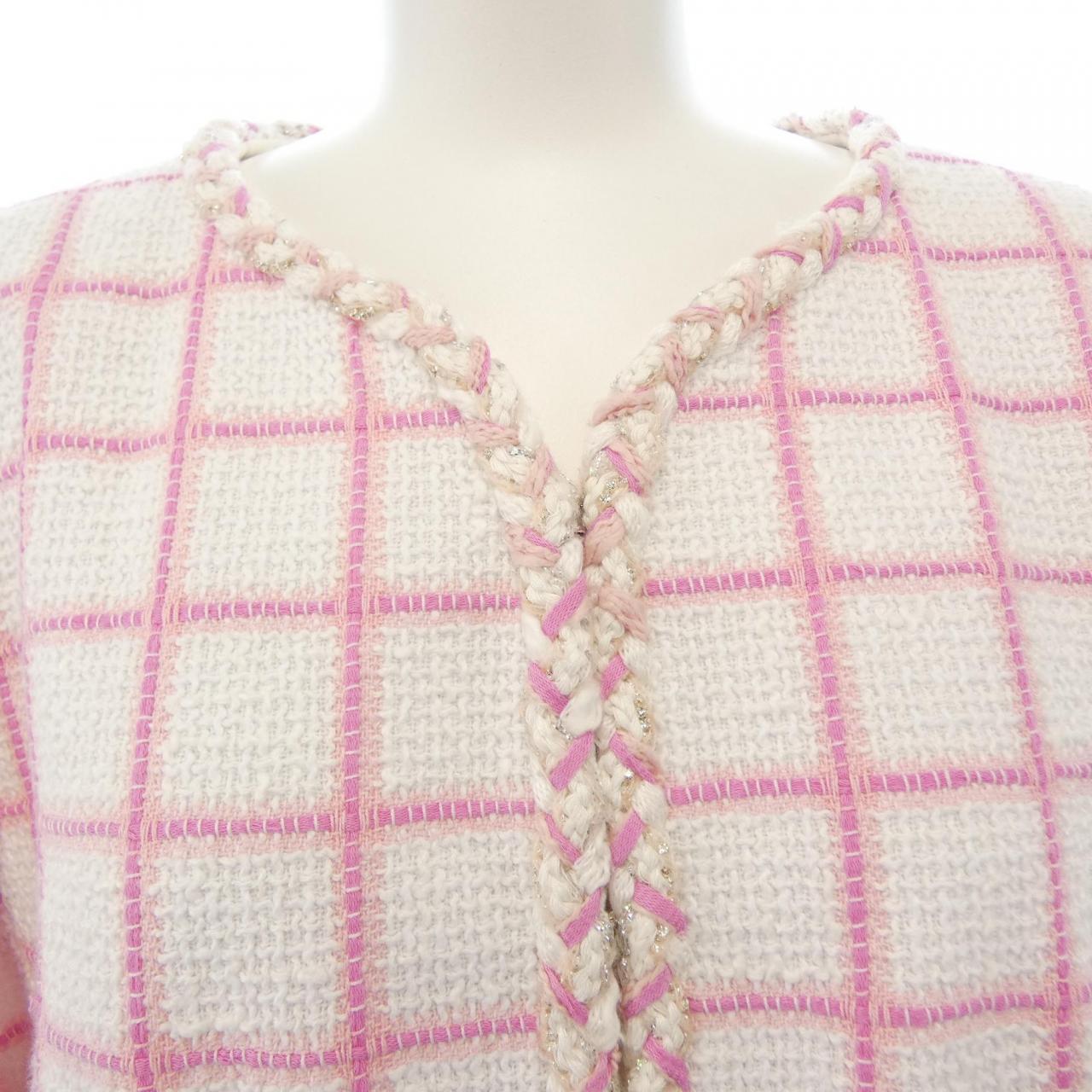 シャネル CHANEL LOOK38 P73947V65544 23C ノーカラージャケット