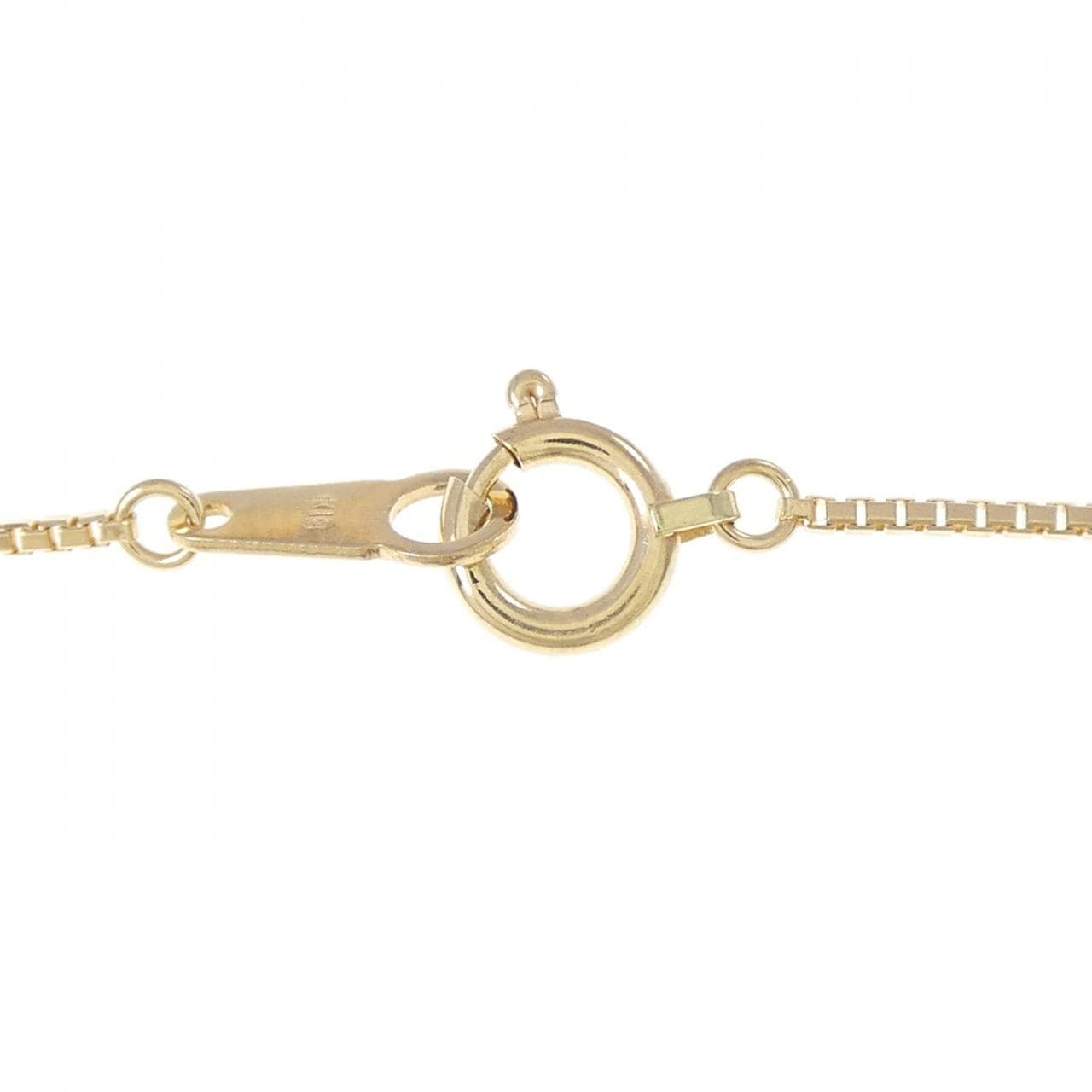 K18YG石榴石項鍊