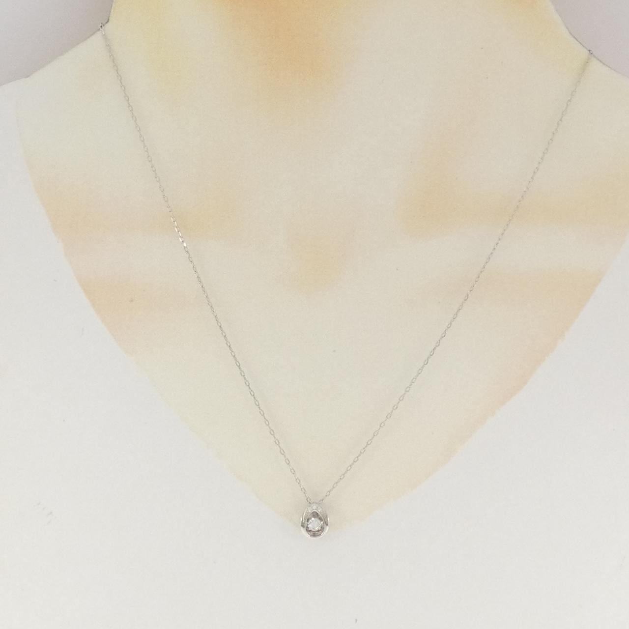 PT900/PT850 ダイヤモンド ネックレス 0.123CT