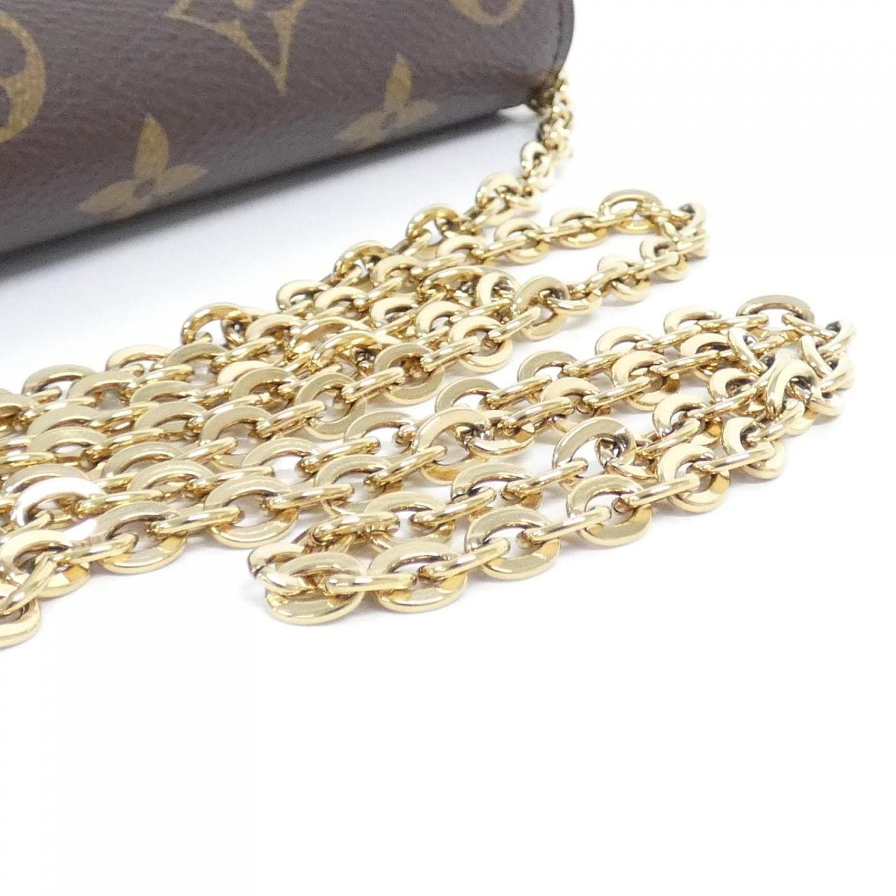 ルイヴィトン モノグラム ポルトフォイユ フロール チェーン M67405 チェーンウォレット