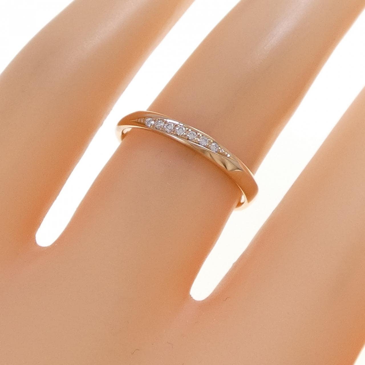 K18PG ダイヤモンド リング 0.03CT