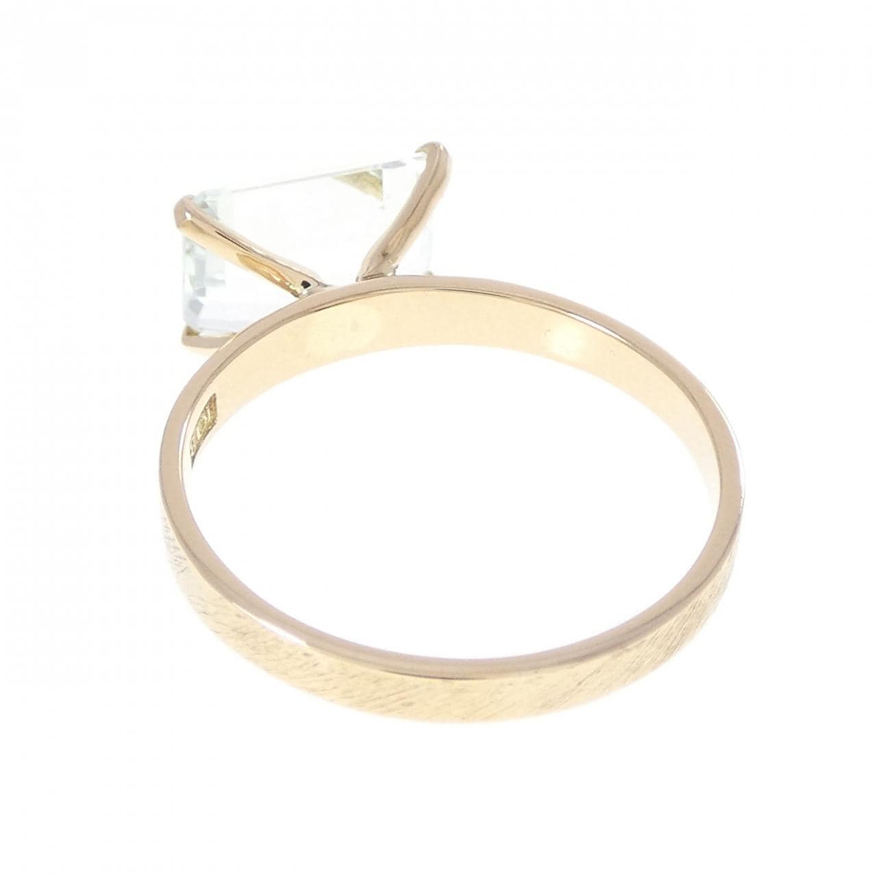 K18YG アクアマリン リング