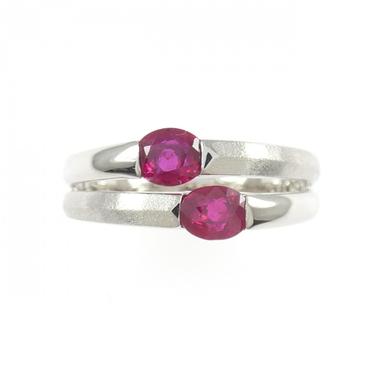 PT900 ルビー リング 0.82CT