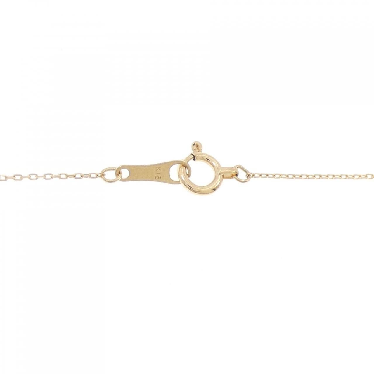 K18YG 2WAY ダイヤモンド ネックレス 0.221CT