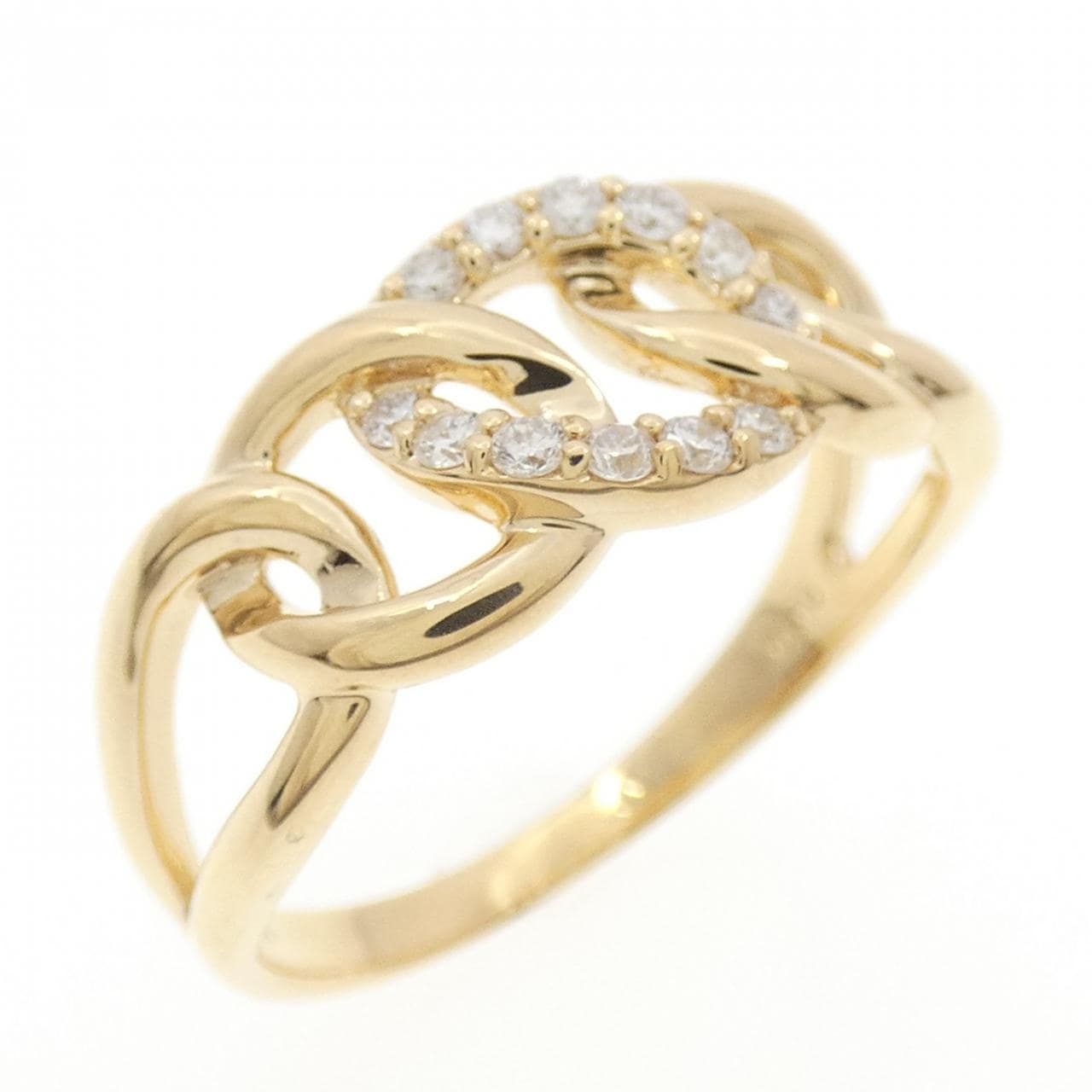 K18YG ダイヤモンド リング 0.16CT