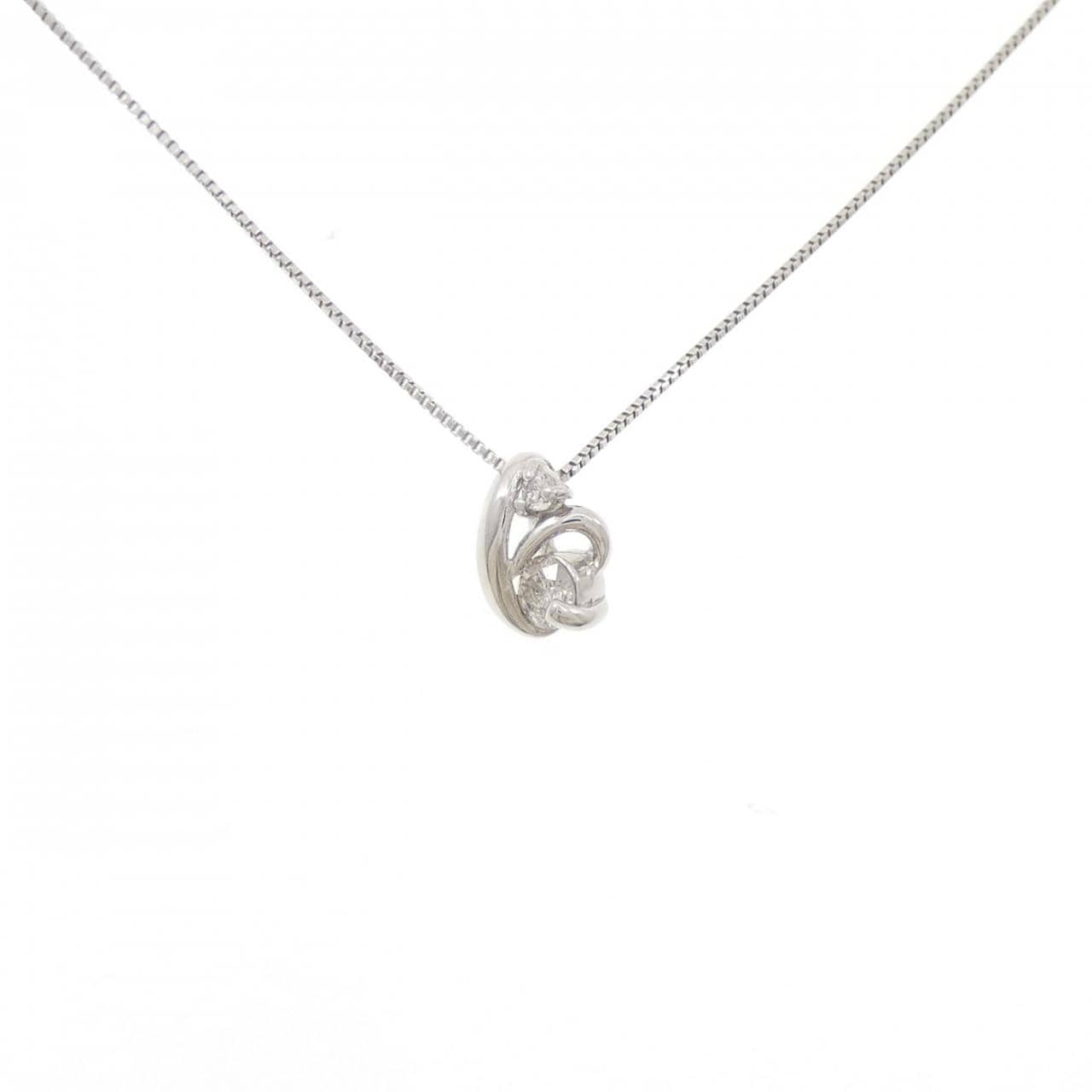 PT900/PT850 ダイヤモンド ネックレス 0.11CT