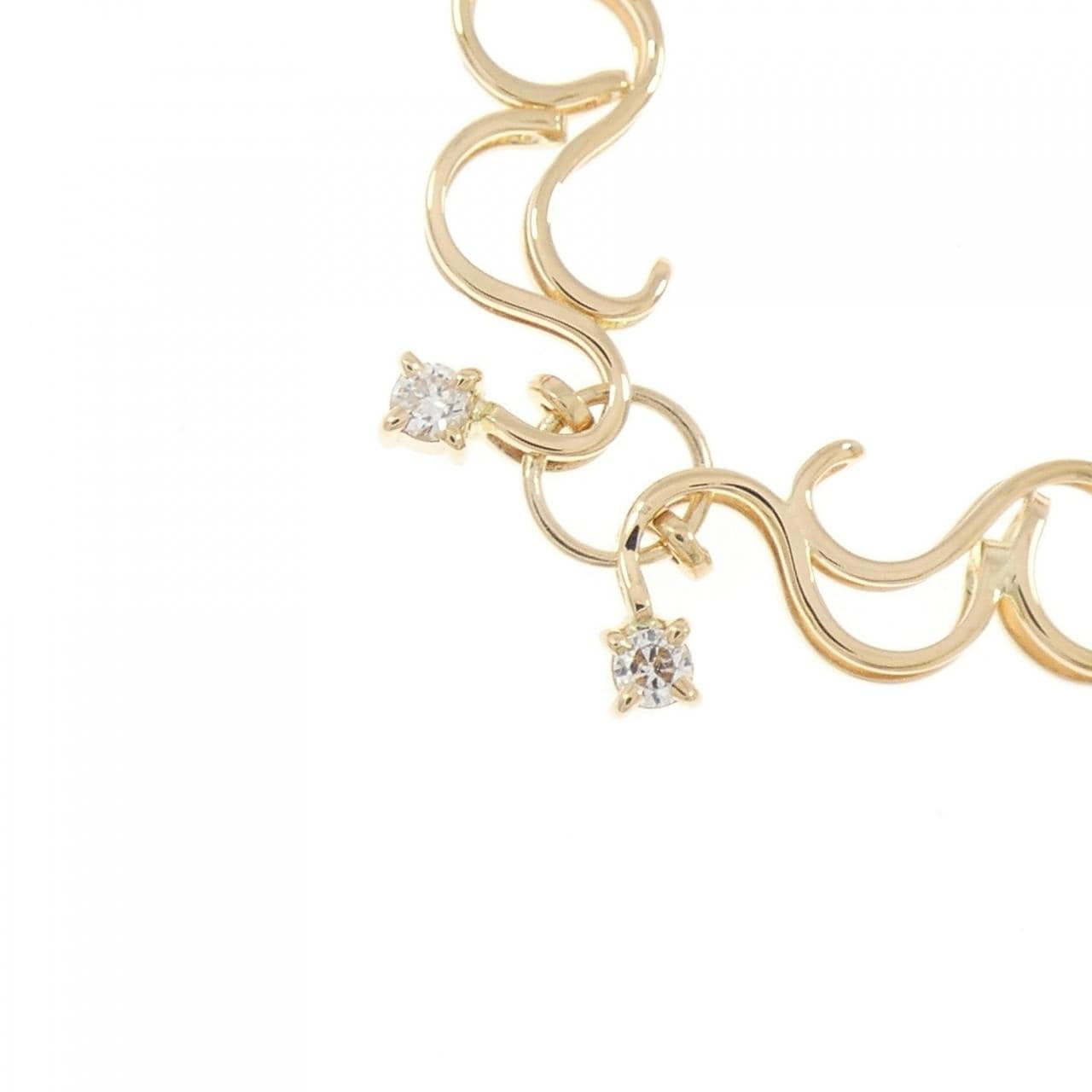 K18YG ダイヤモンド ネックレス 1.30CT