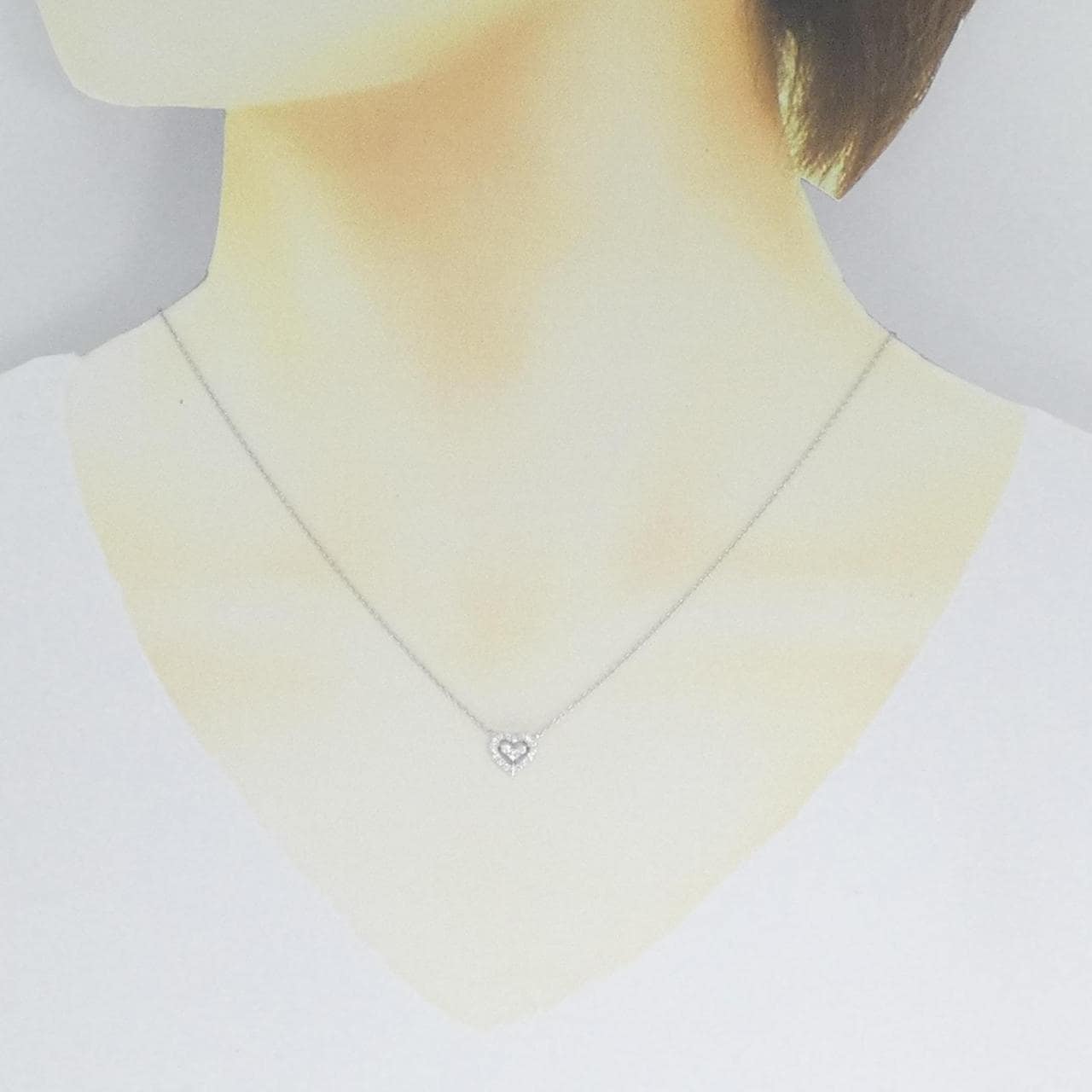 PONTE VECCHIO Heart Diamond Necklace 0.15CT