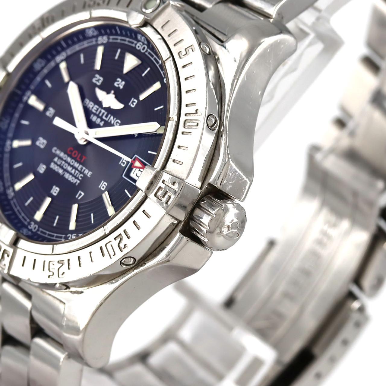 【無需維護 - 特價】BREITLING柯爾特自動 II A17380/A178B84PRS 不鏽鋼自動上弦