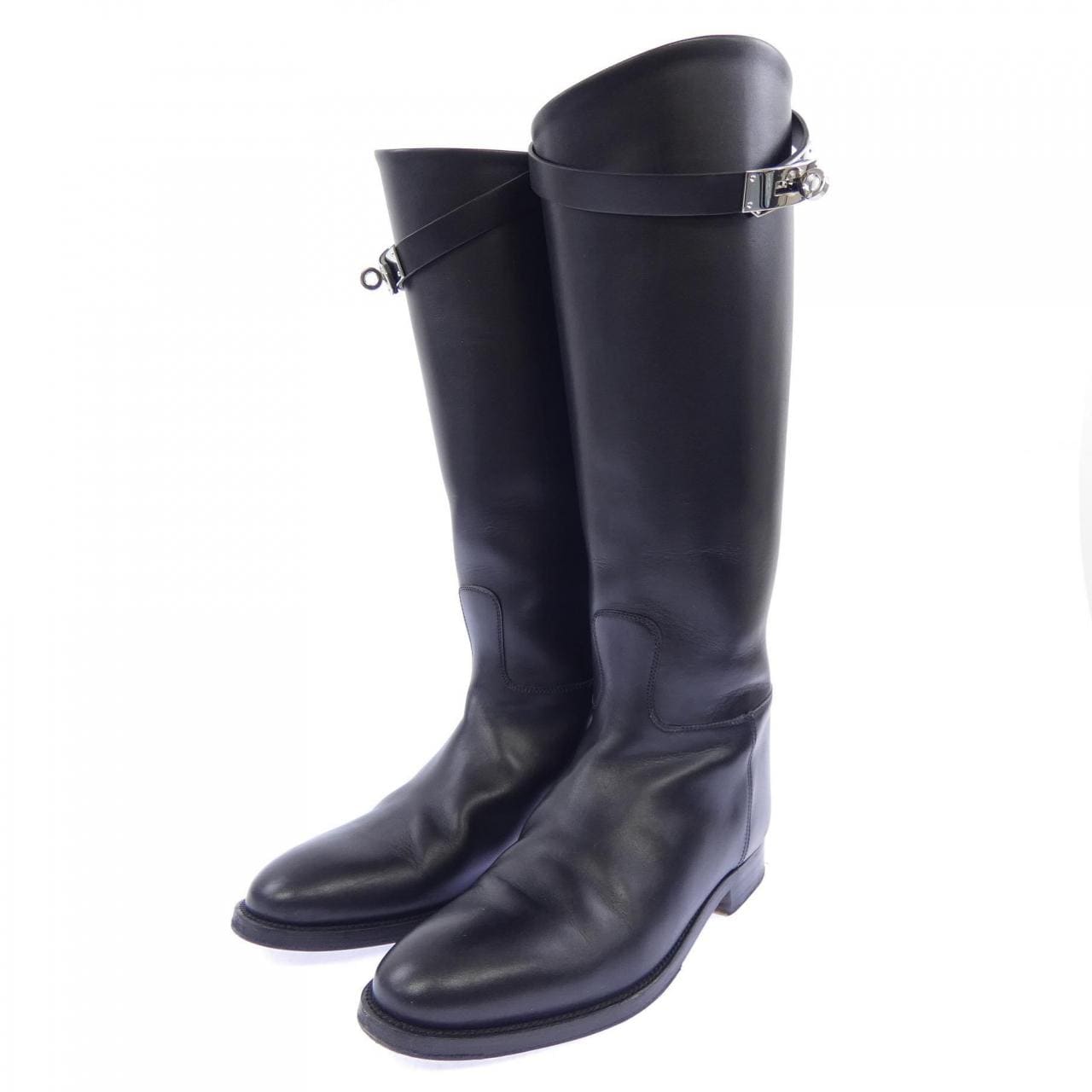 エルメス HERMES ジャンピング JUMPING ケリーバックル 042138Z ロングブーツ