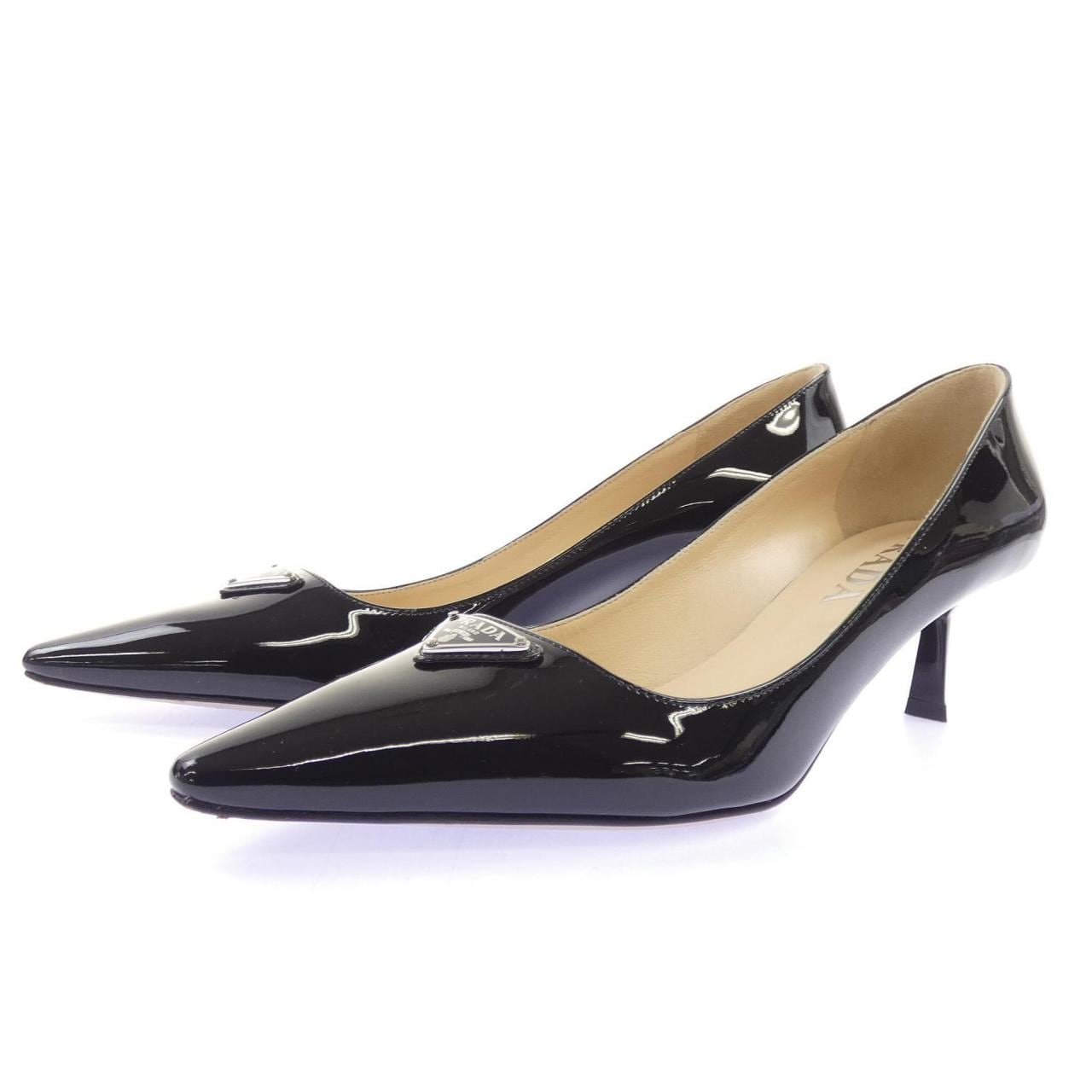 プラダ PRADA トライアングルロゴ 1I154N パンプス