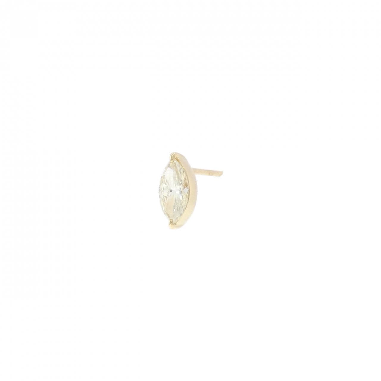 K18YG ダイヤモンド ピアス 0.445CT 片耳