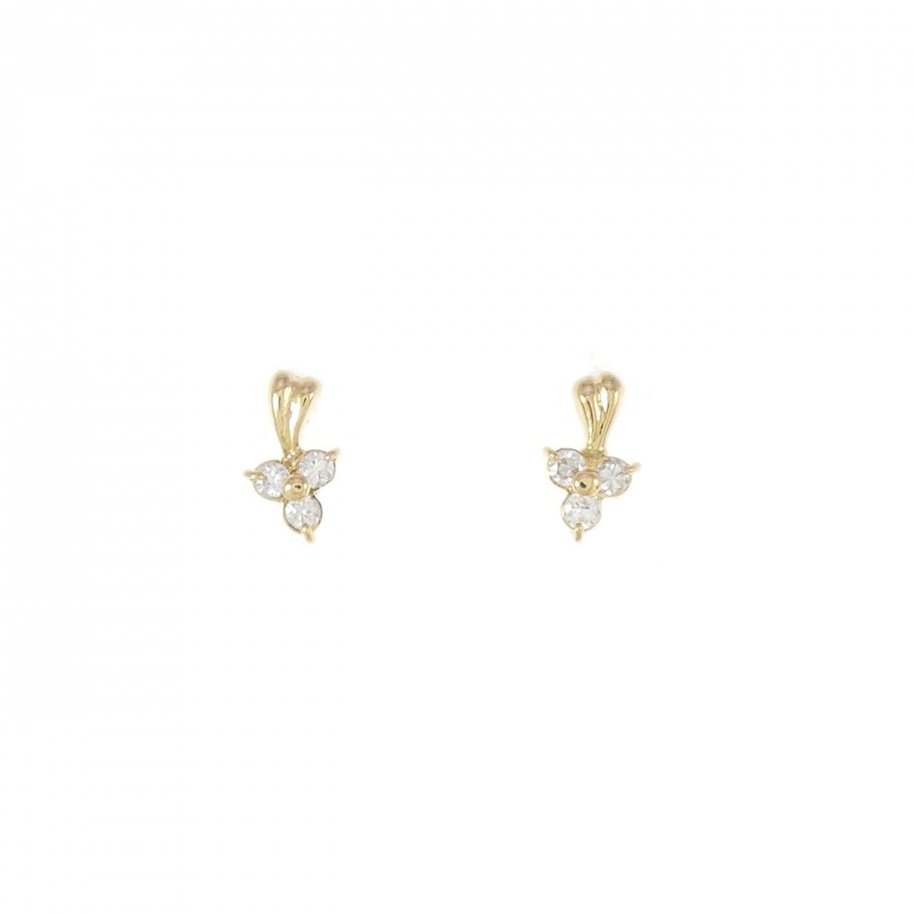 K18YG Diamond Earrings 0.11CT