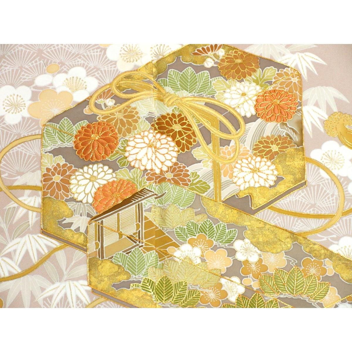 【未使用品】仮縫　色留袖【千總】