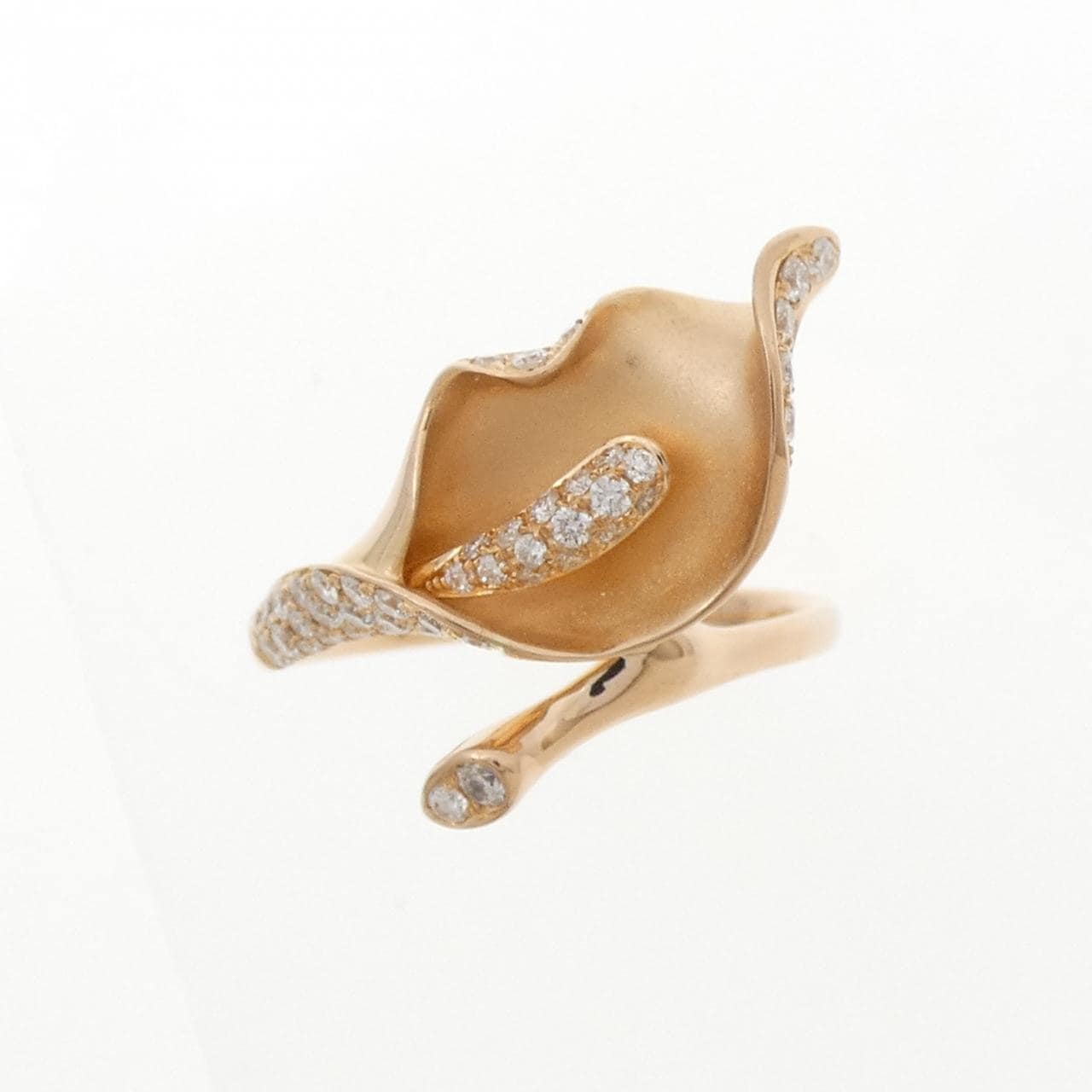 750PG ダイヤモンド リング 0.44CT