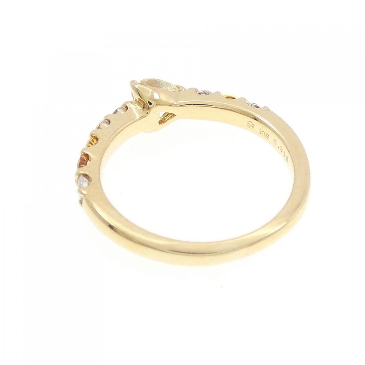 Sirena Azzurro心形鑽石戒指 0.318CT
