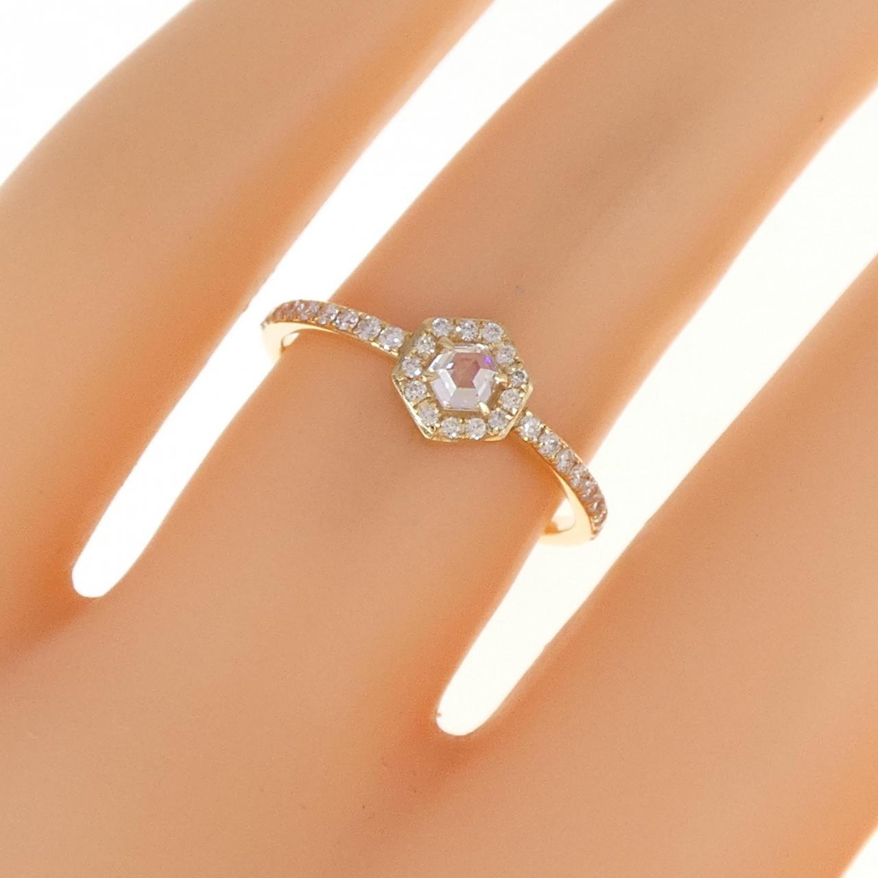 [BRAND NEW] K18YG Diamond ring 0.16CT