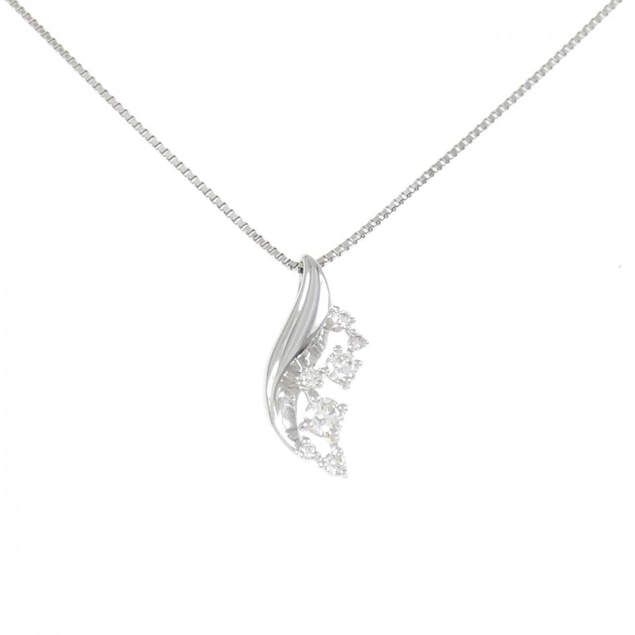 PT900/PT850 ダイヤモンド ネックレス 0.15CT