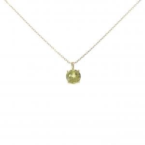 ジーエスティービー グリーンガーネット ネックレス 1.00CT