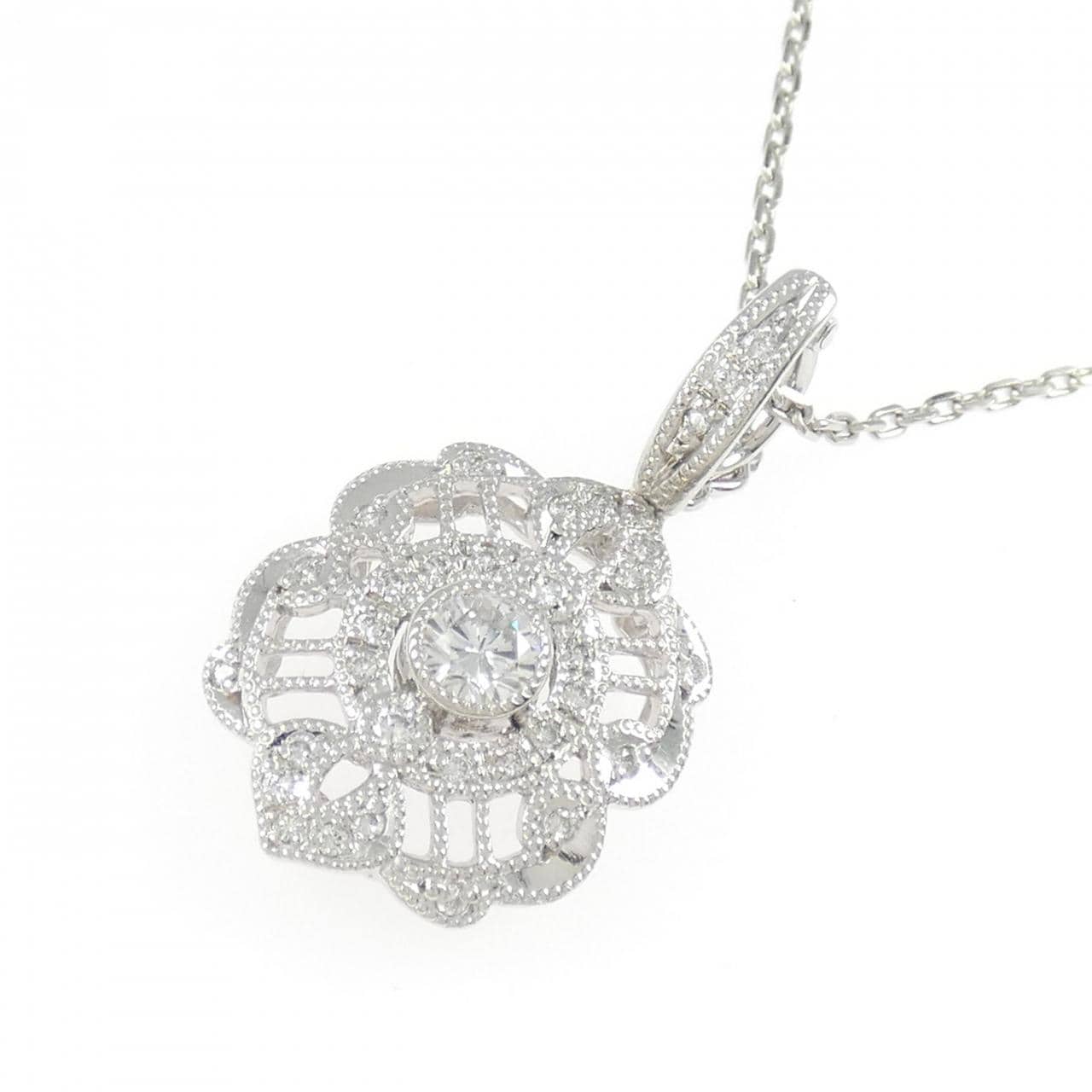 PT900/PT850 ダイヤモンド ネックレス 0.33CT