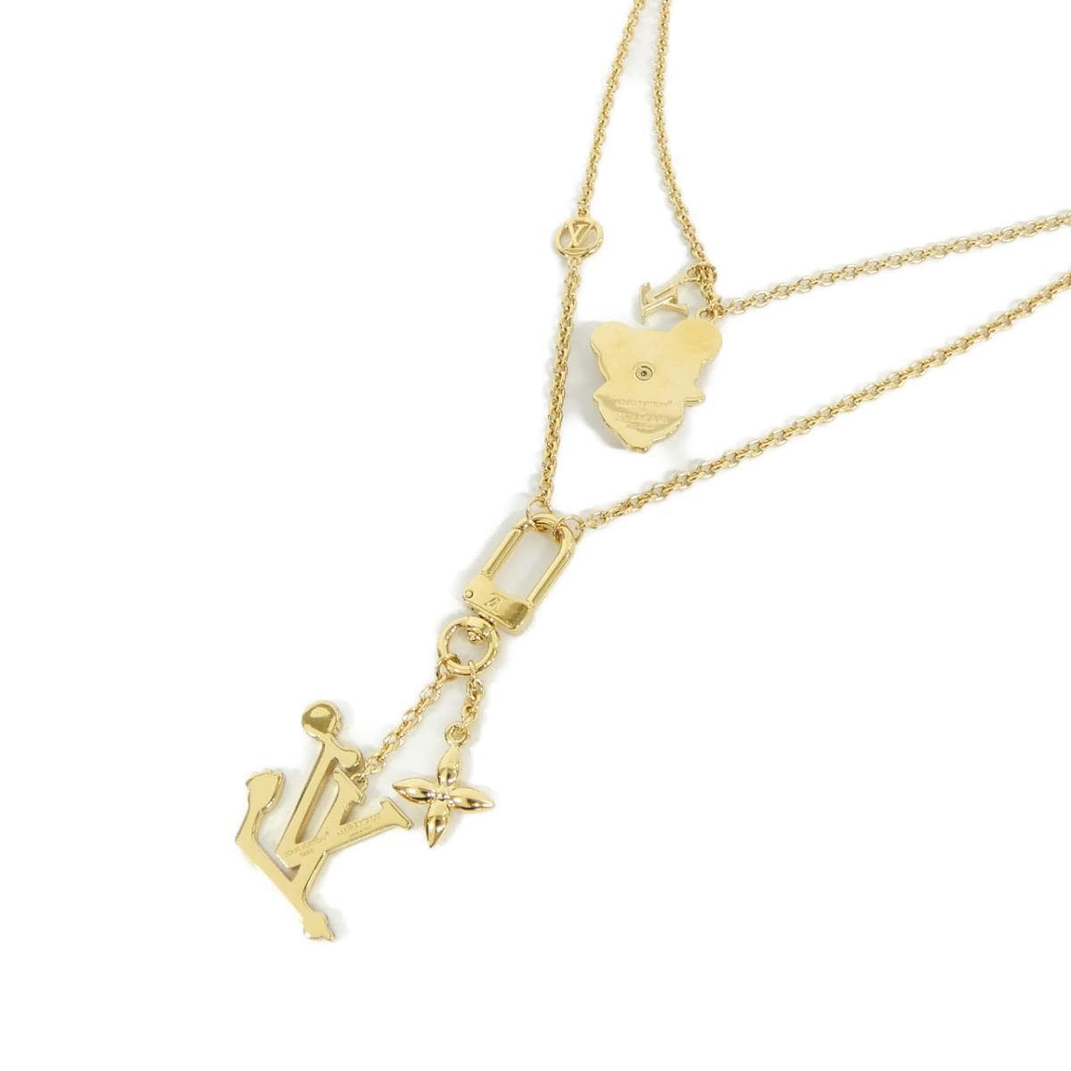 【未使用品】ルイヴィトン セット2ネックレススーパーフラット M02499 ネックレス