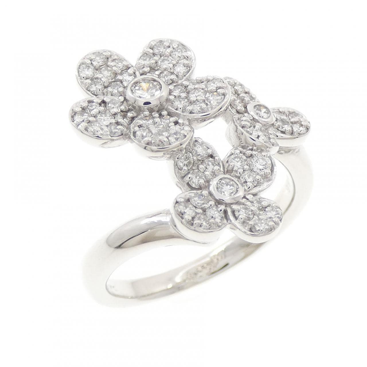 ポンテヴェキオ K18WG リング 0.66CT