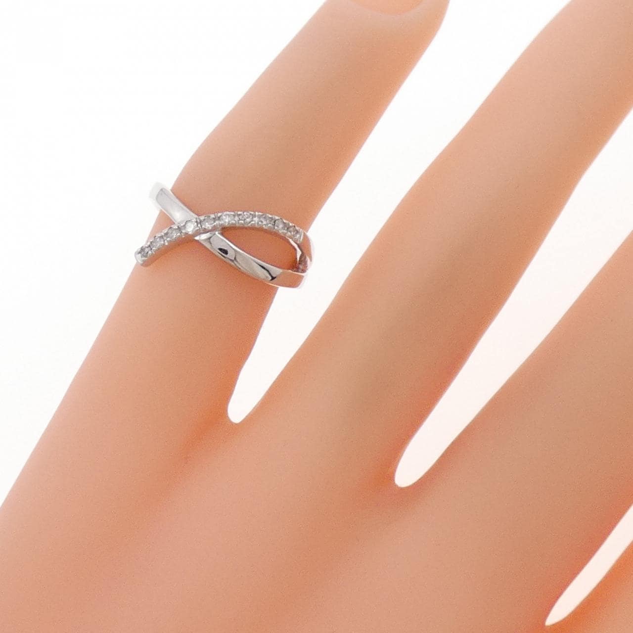 サマンサティアラ ダイヤモンド ピンキー リング 0.10CT