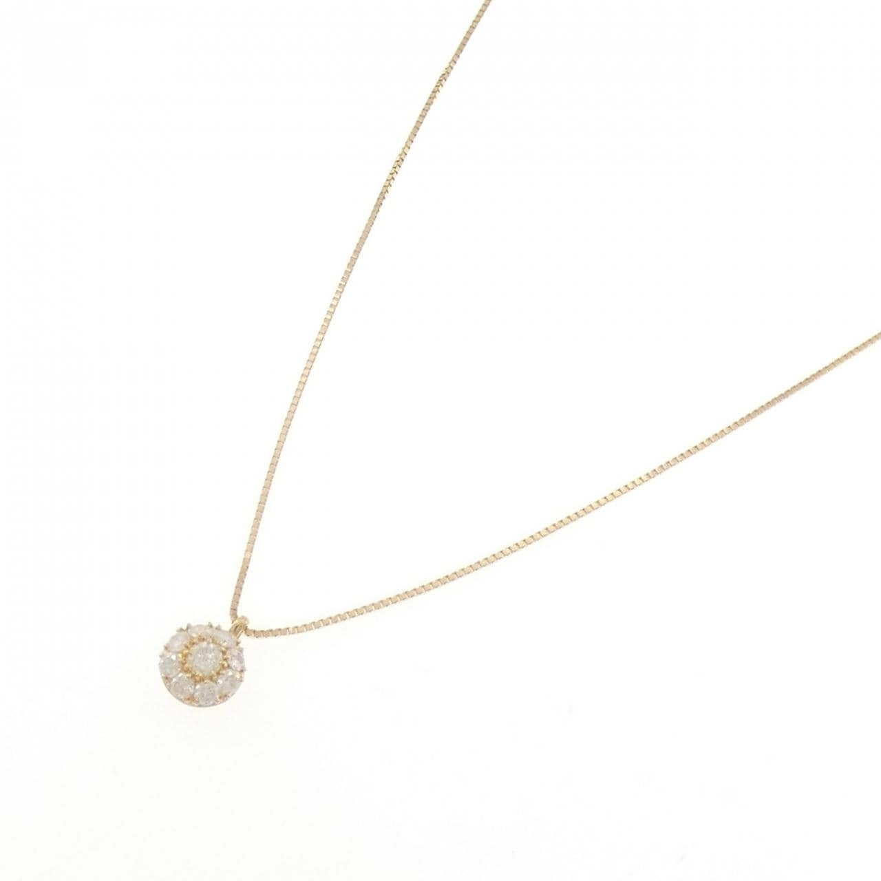 K18YG ダイヤモンド ネックレス 0.50CT