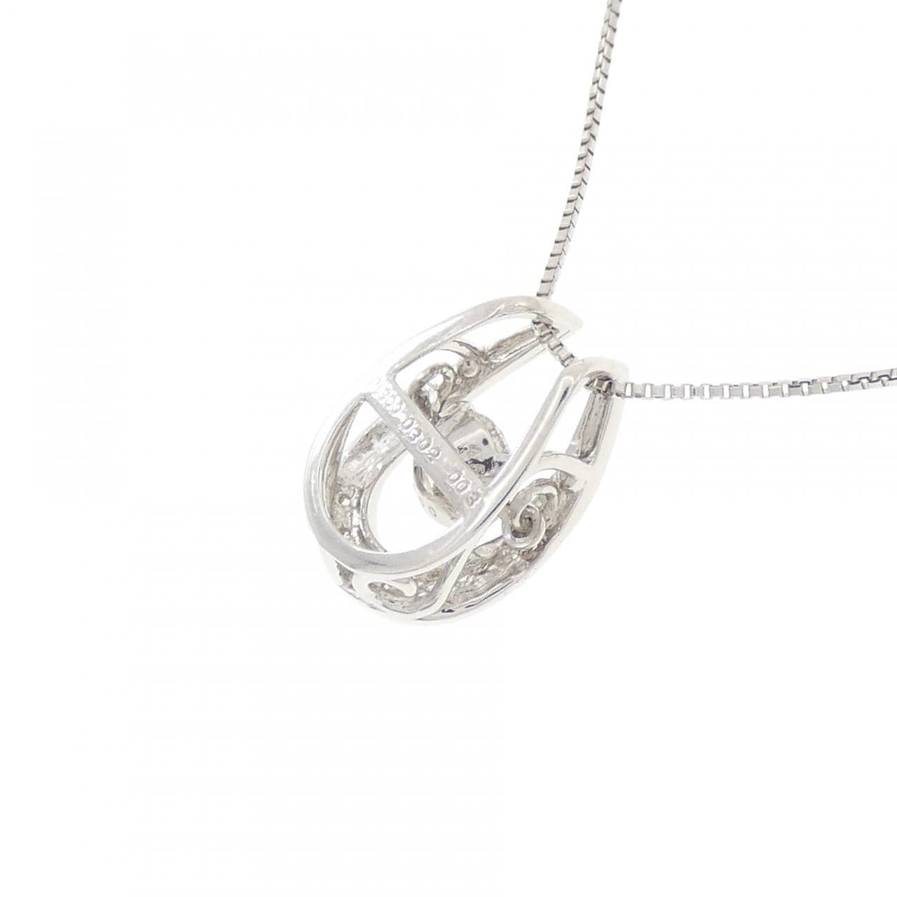 PT900/PT850 ダイヤモンド ネックレス 0.302CT