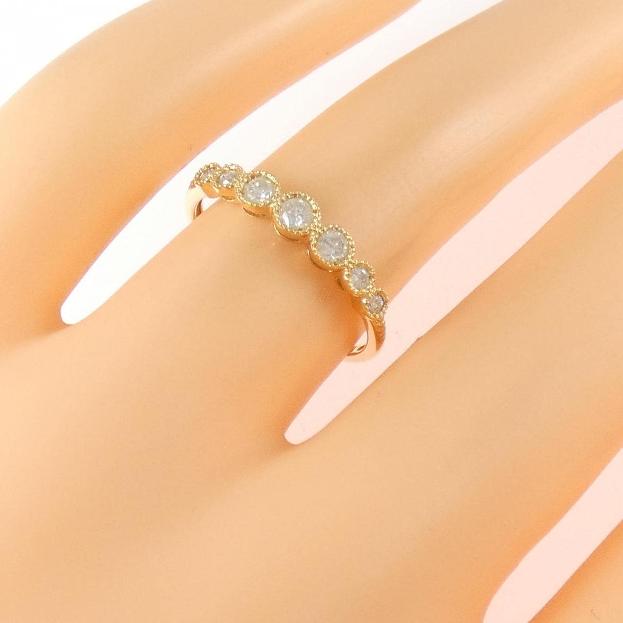 K18YG ダイヤモンド リング 0.21CT