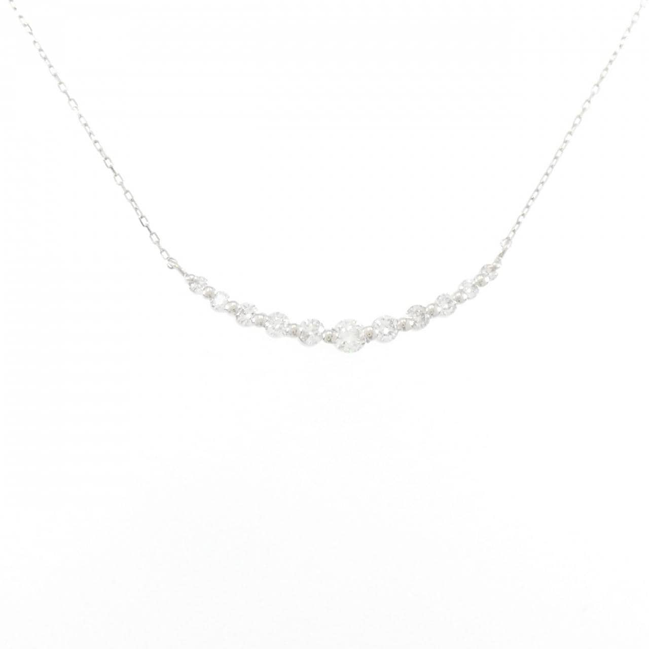 PT900/PT850 ダイヤモンド ネックレス 0.30CT