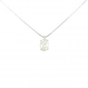 PT900/PT850 ダイヤモンド ネックレス 1.248CT K SI2 オーバルカット