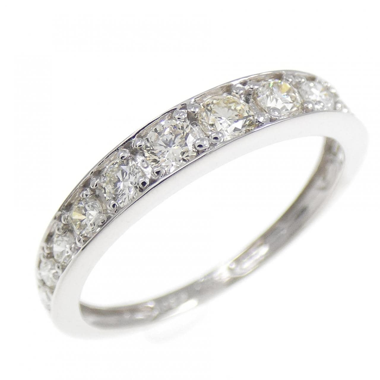 PT900 ハーフエタニティ ダイヤモンド リング 0.50CT