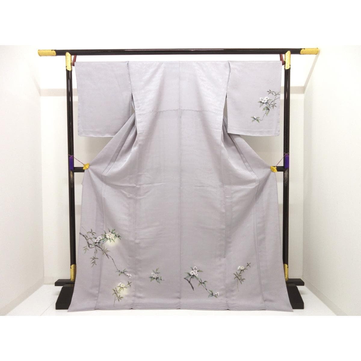 【未使用品】単衣　訪問着　友禅加工