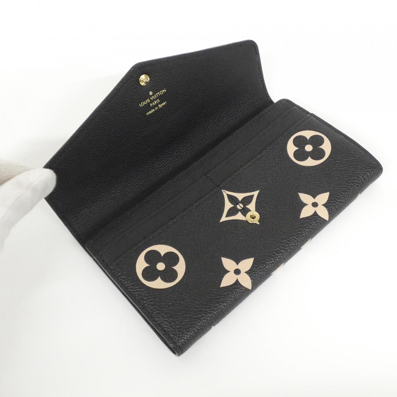 ルイヴィトン バイカラー モノグラム アンプラント ポルトフォイユ サラ M80496 財布