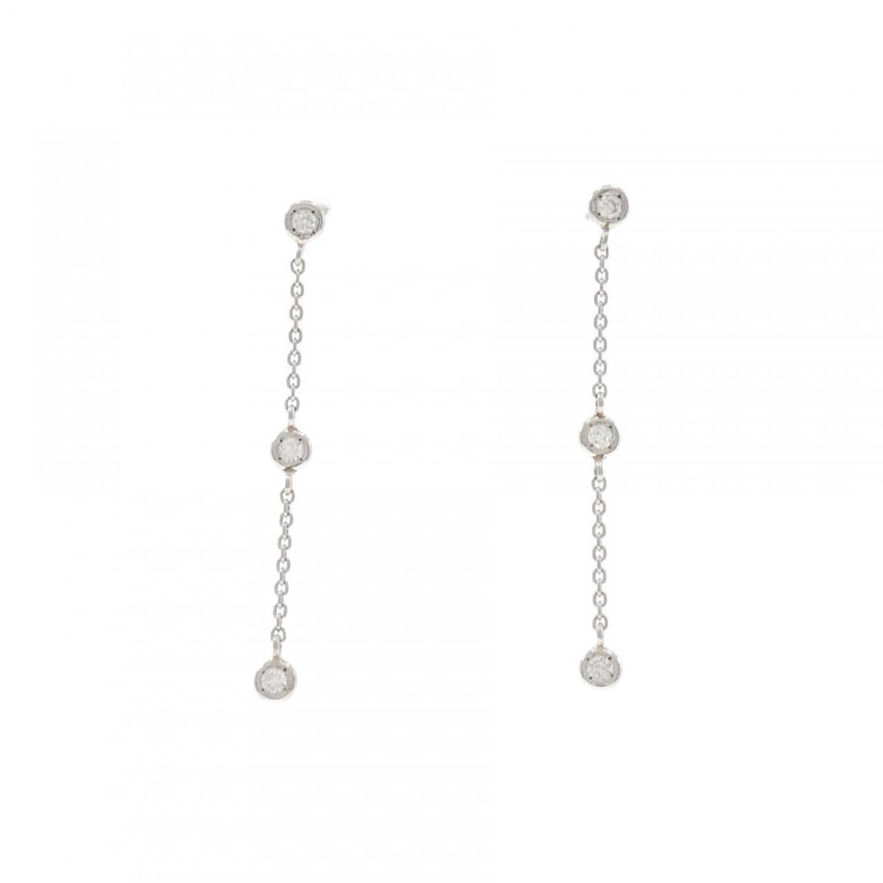 PT950/PT900 ダイヤモンド ピアス 0.08CT