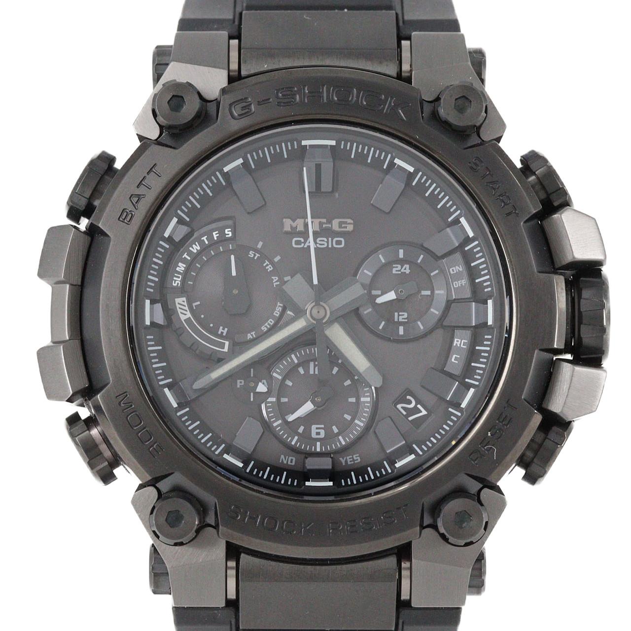 カシオ G-SHOCK･MT-G 電波時計 MTG-B3000B-1AJF SS ソーラークォーツ