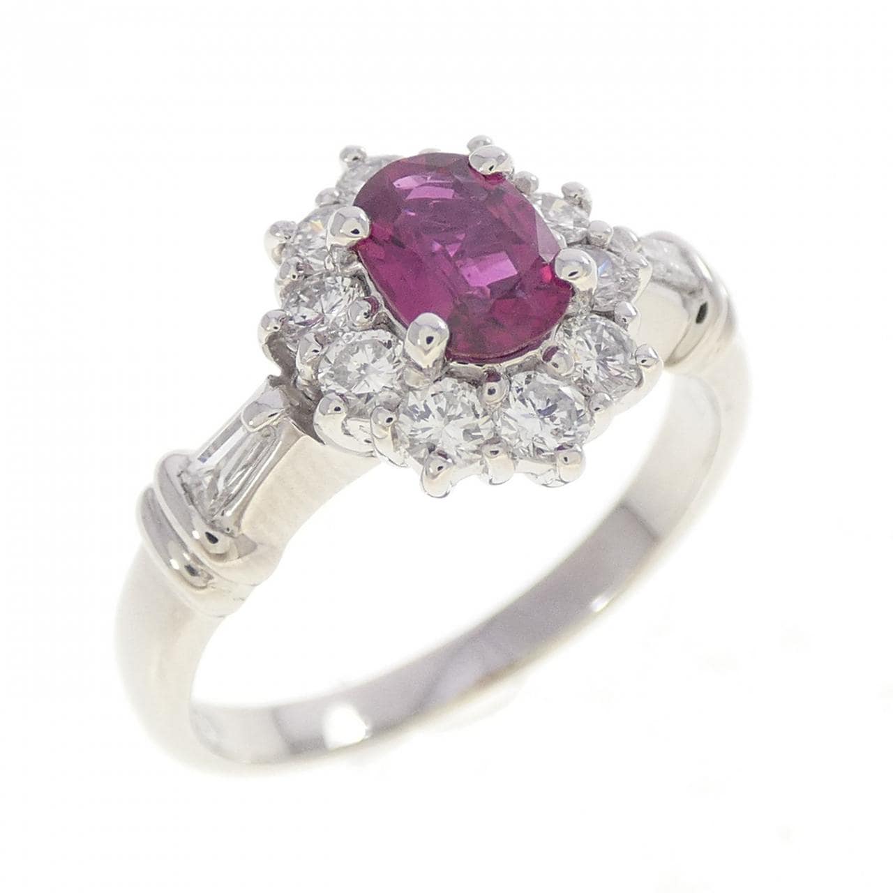 PT900 ルビー リング 0.51CT