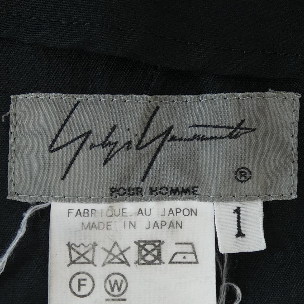 日本制YOHJI YAMAMOTO POUR長褲