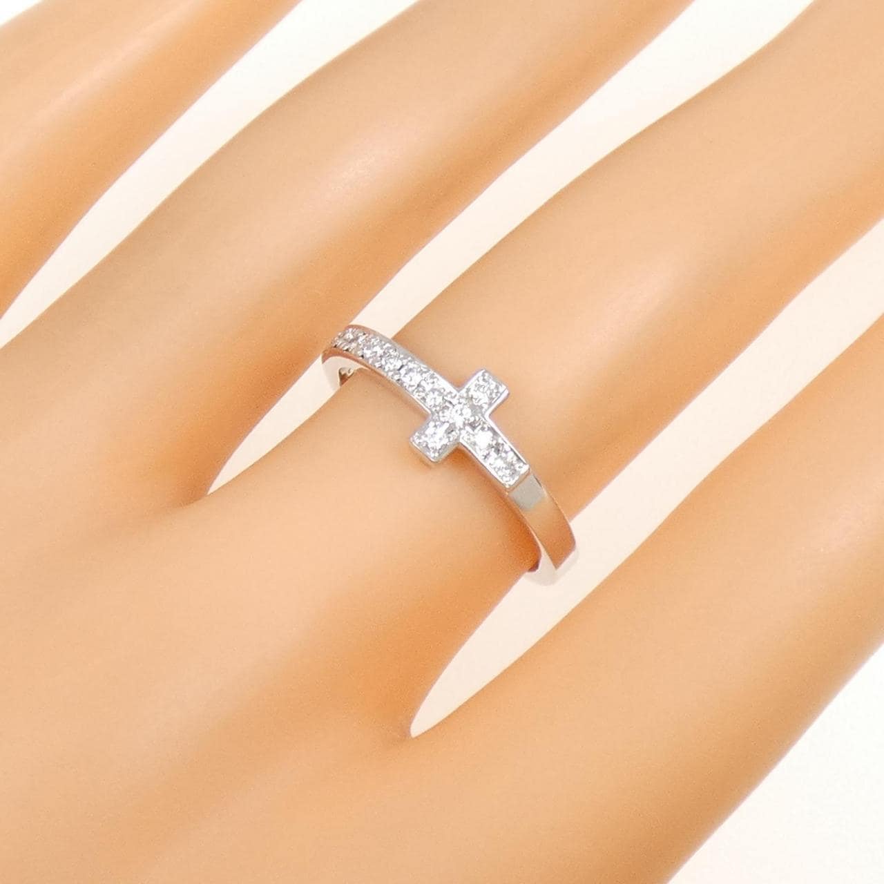 K18WG ダイヤモンド リング 0.20CT