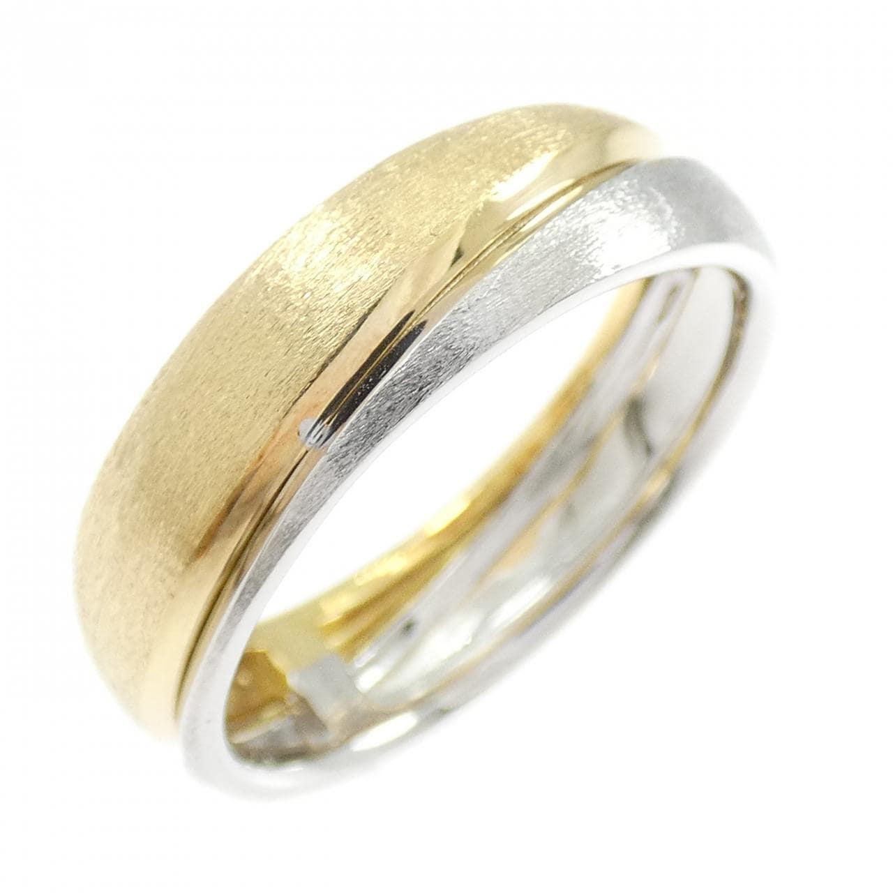 ジーエスティービー K18YG/PT950 リング