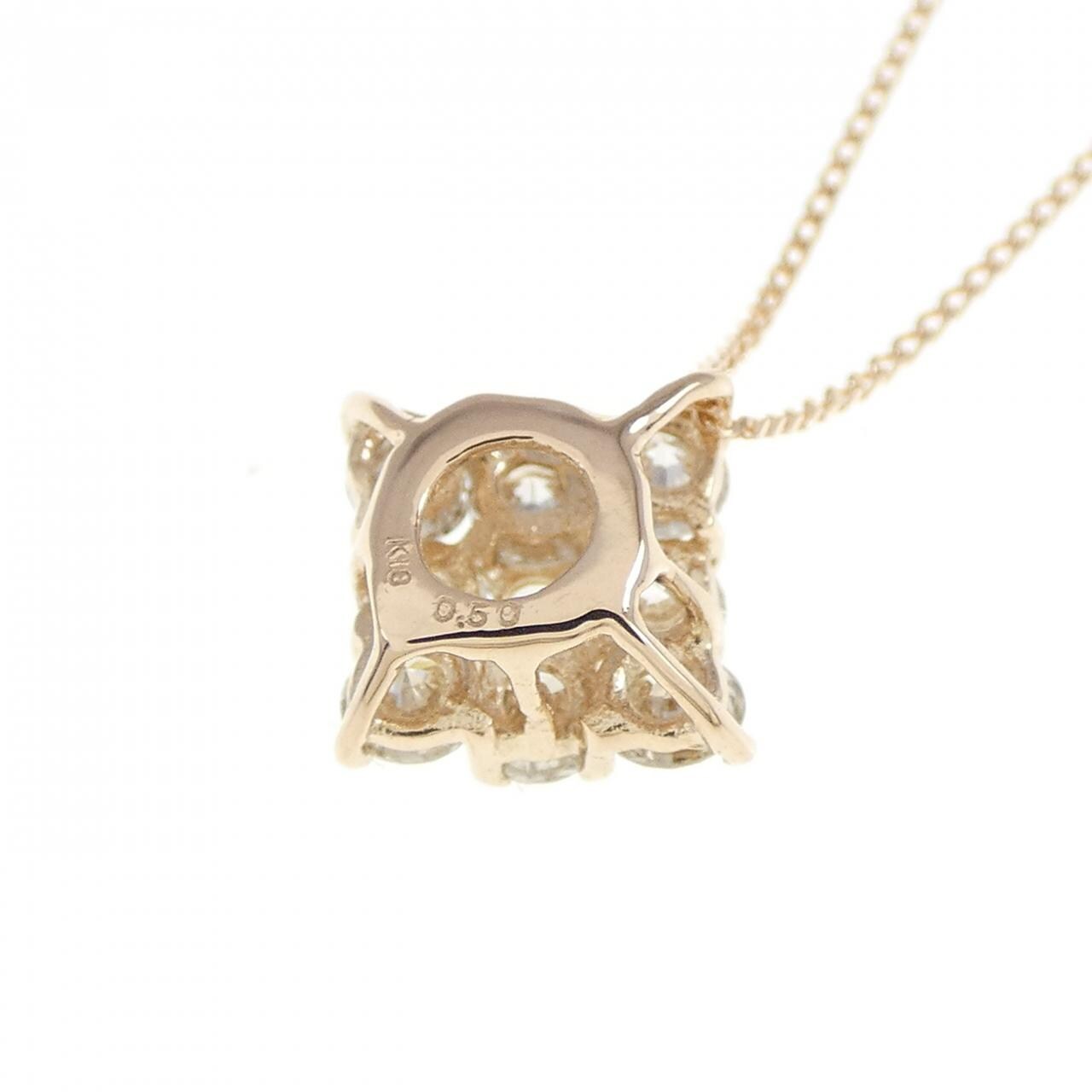 K18PG ダイヤモンド ネックレス 0.50CT