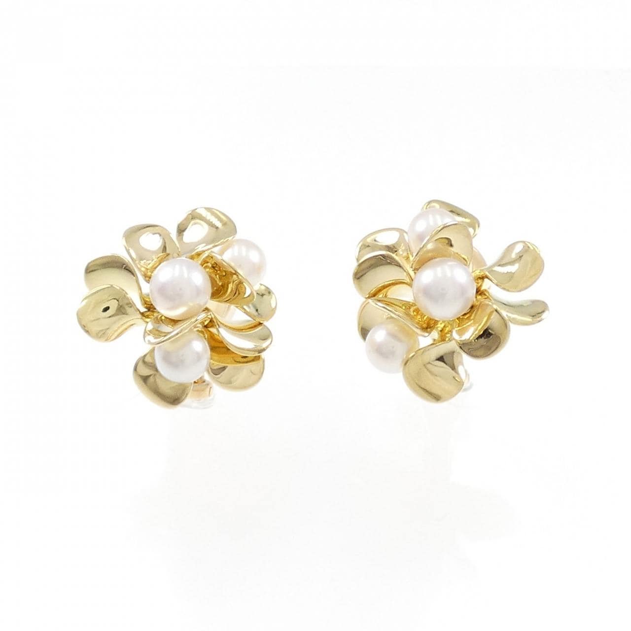 MIKIMOTO Akoya珍珠耳夹