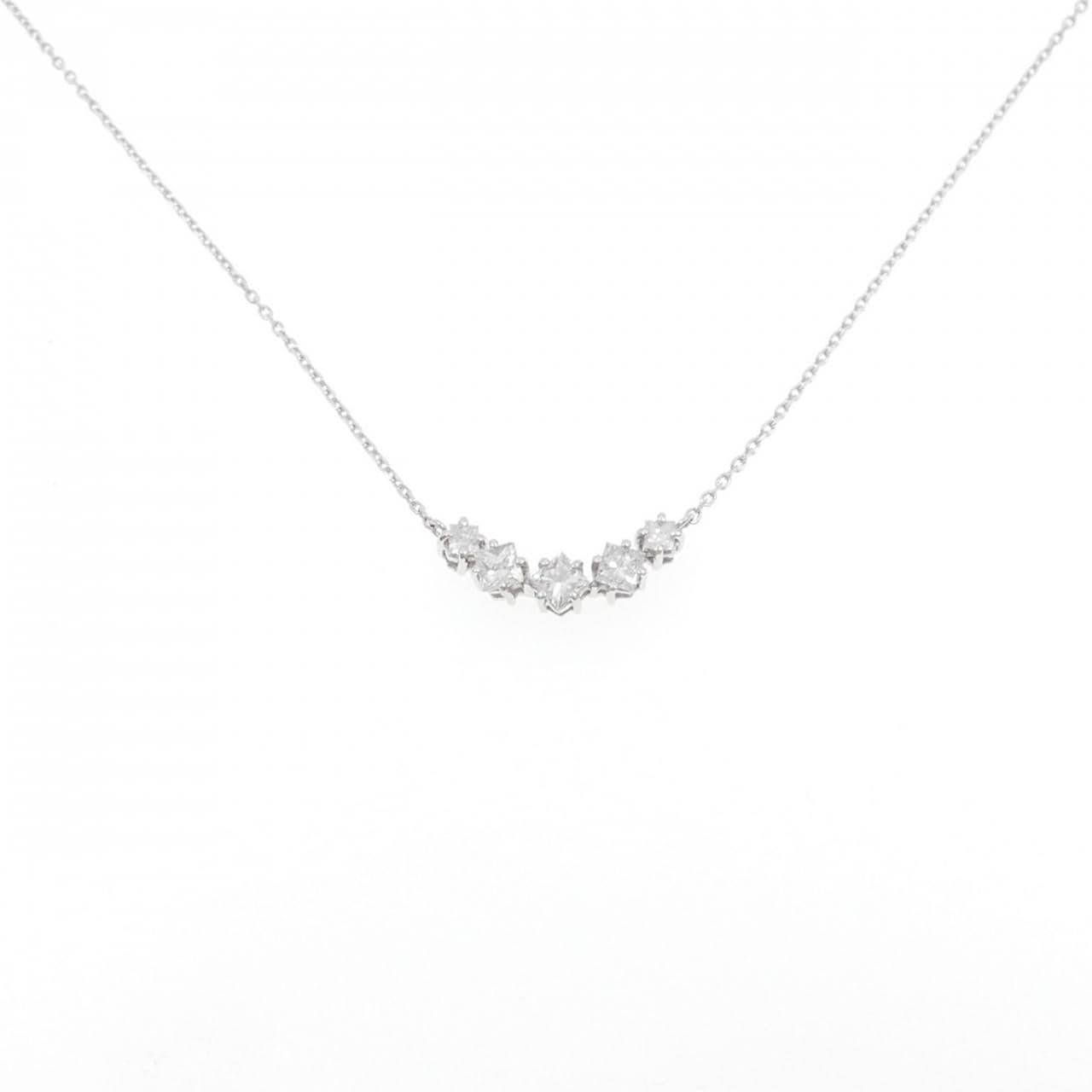 PT900/PT850 ダイヤモンド ネックレス 0.53CT