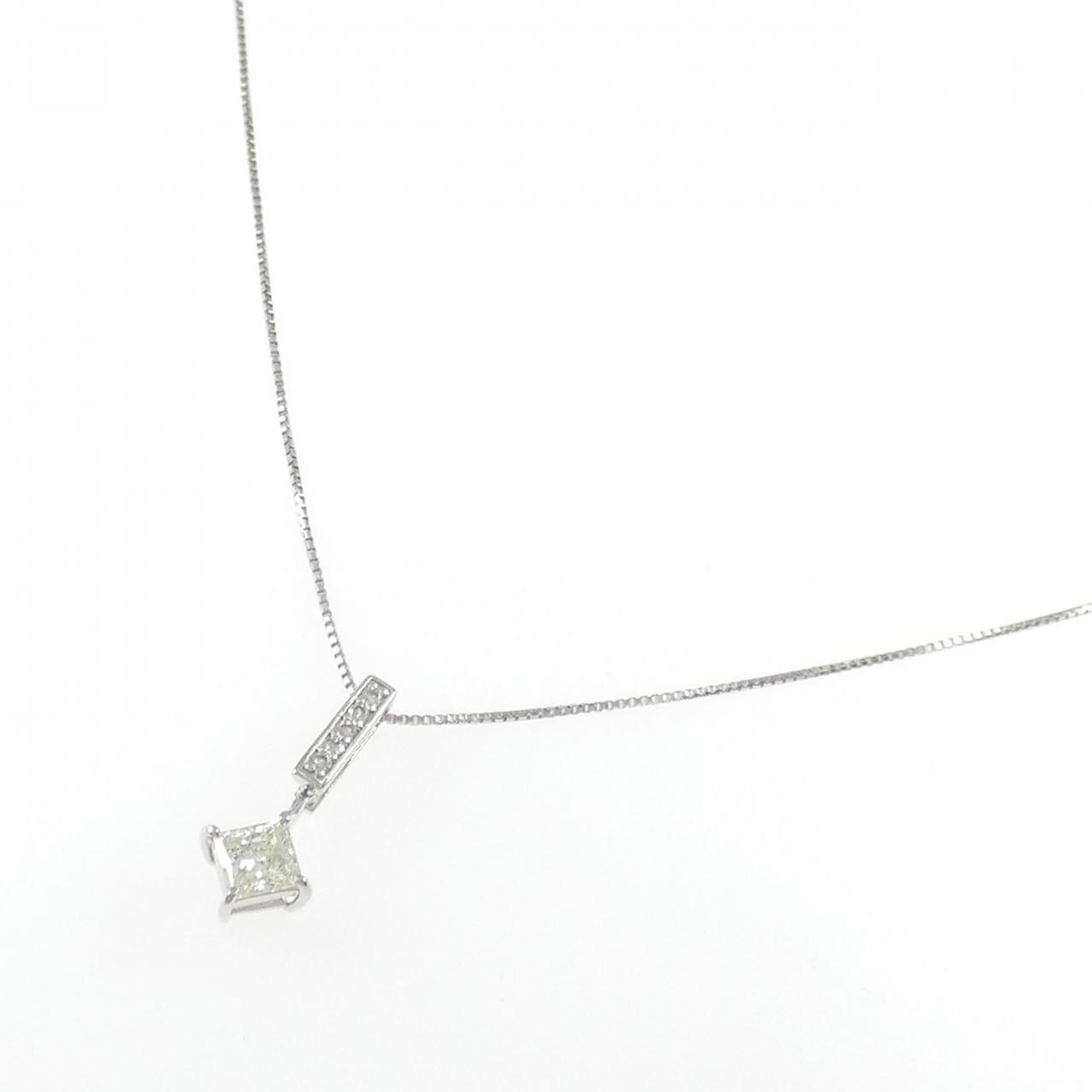 PT950/PT850 ダイヤモンド ネックレス 0.30CT