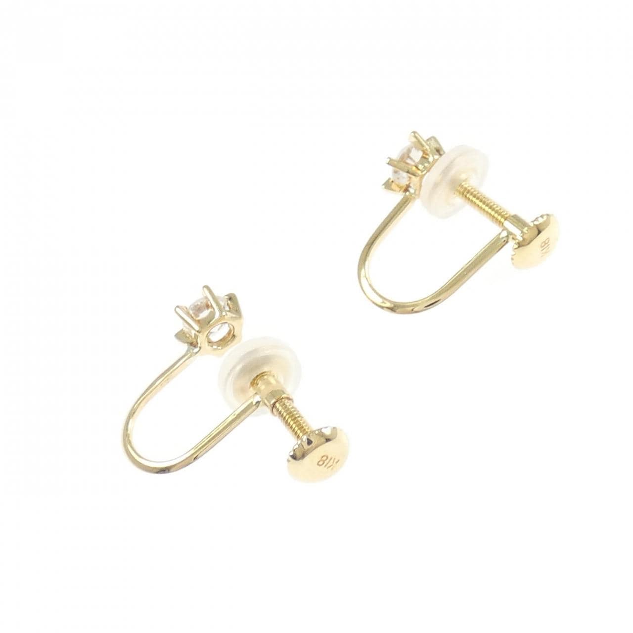 K18YG ダイヤモンド イヤリング 0.30CT
