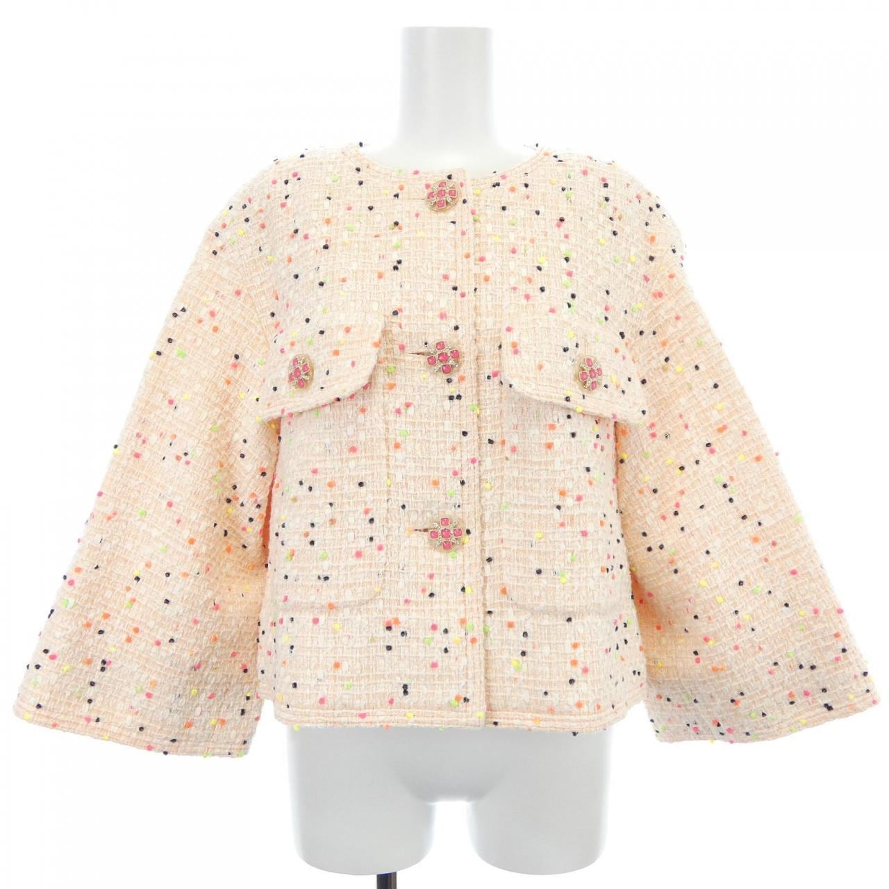 シャネル CHANEL P61320V46591 19S ノーカラージャケット