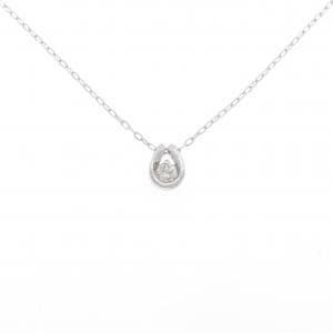 K18WG ダイヤモンド ネックレス 0.1CT